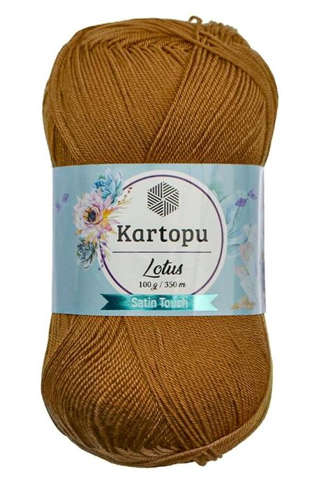 Kartopu Yarn - KARTOPU LOTUS KNİTTİNG YARN K840 DARK MUSTARD