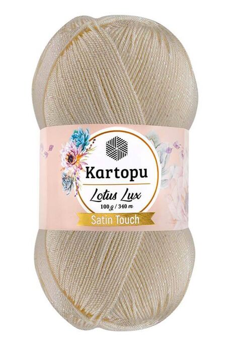 Kartopu Yarn - KARTOPU LOTUS LUX K025 CREAM