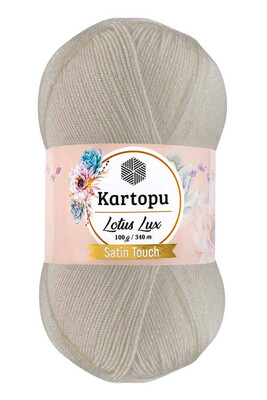 Kartopu Yarn - KARTOPU LOTUS LUX KNİTTİNG YARN K019 ECRU