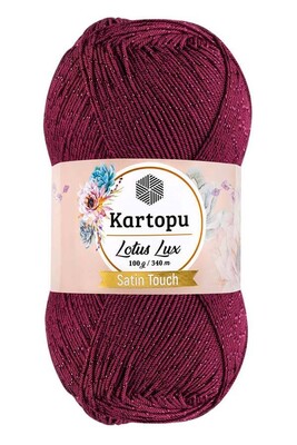 Kartopu Yarn - KARTOPU LOTUS LUX KNİTTİNG YARN K747 CHERRY