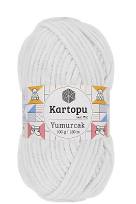 KARTOPU - KARTOPU YUMURCAK K010 Beyaz