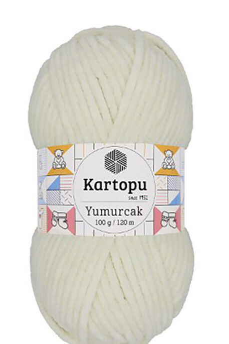 KARTOPU - KARTOPU YUMURCAK K011 Krem