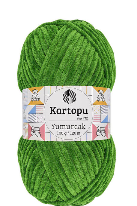 Kartopu Yarn - KARTOPU YUMURCAK KNİTTİNG YARN K469 PINE GREEN