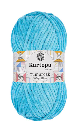 Kartopu Yarn - KARTOPU YUMURCAK KNİTTİNG YARN K515 TURGOUISE