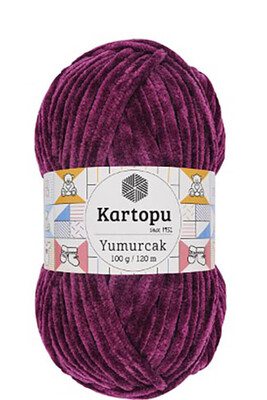 Kartopu Yarn - KARTOPU YUMURCAK KNİTTİNG YARN K726 DAMSON