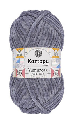 Kartopu Yarn - KARTOPU YUMURCAK KNİTTİNG YARN K951 CHARCOAL MARL