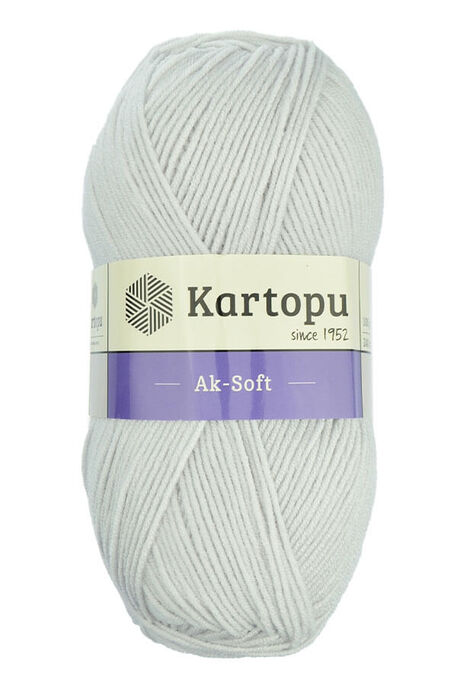 Kartopu Yarn - KARTOPU AK-SOFT K992 ALASKA GREY