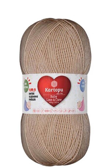 Kartopu Yarn - KARTOPU BABY LOVE&CARE K861 ALMOND