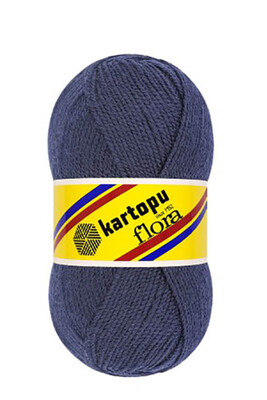 Kartopu Yarn - KARTOPU FLORA K640 NAVY BLUE