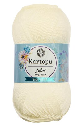 Kartopu Yarn - KARTOPU LOTUS K025 CREAM