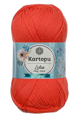 Kartopu Yarn - KARTOPU LOTUS K101 POMEGRANETE FLOWER