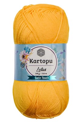 Kartopu Yarn - KARTOPU LOTUS K318 DARK YELLOW