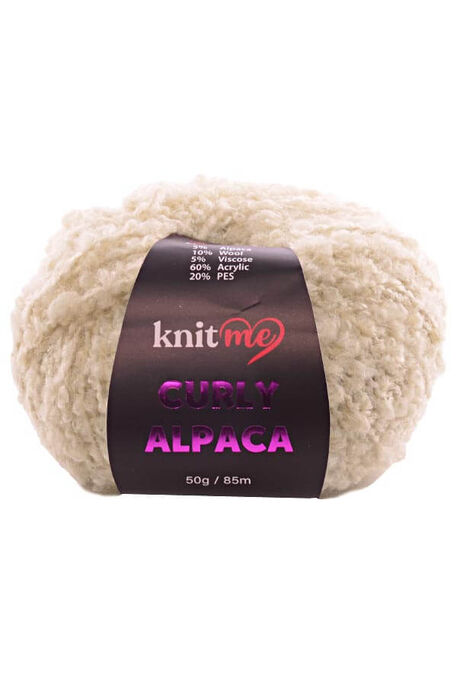 KNIT ME - KNIT ME CURLY ALPACA KC03 Mantar Beji