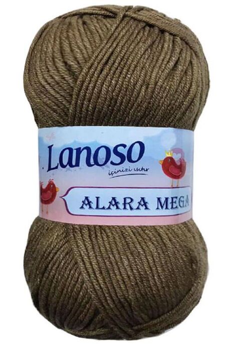 Lanoso Yarn - LANOSO ALARA MEGA YARN 907 MINK