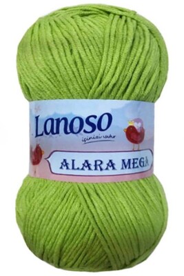 Lanoso Yarn - LANOSO ALARA MEGA YARN 911 PISTACHIO GREEN