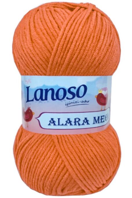 Lanoso Yarn - LANOSO ALARA MEGA YARN 933 ORANGE