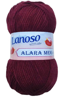 Lanoso Yarn - LANOSO ALARA MEGA YARN 957 CLARET RED