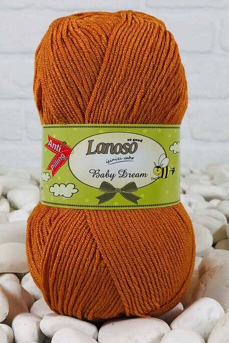 Lanoso Yarn - LANOSO BABY DREAM YARN 1906 Cinnamon