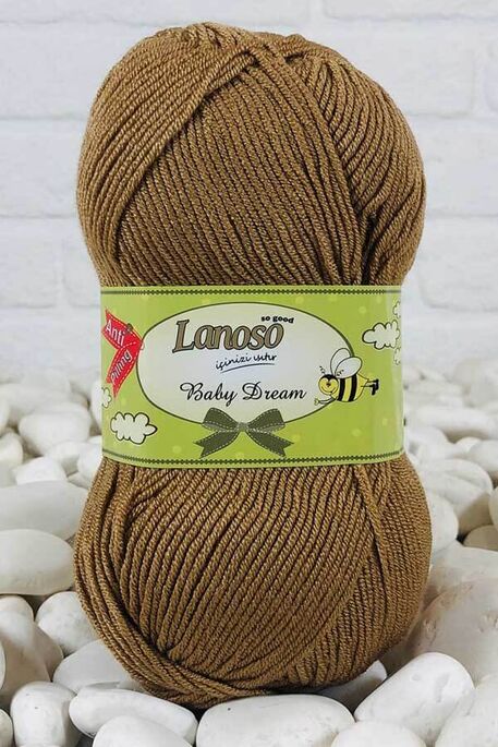 Lanoso Yarn - LANOSO BABY DREAM YARN 907 Camel