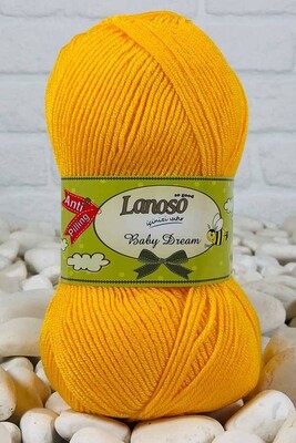 Lanoso Yarn - LANOSO BABY DREAM YARN 913 Dark Yellow