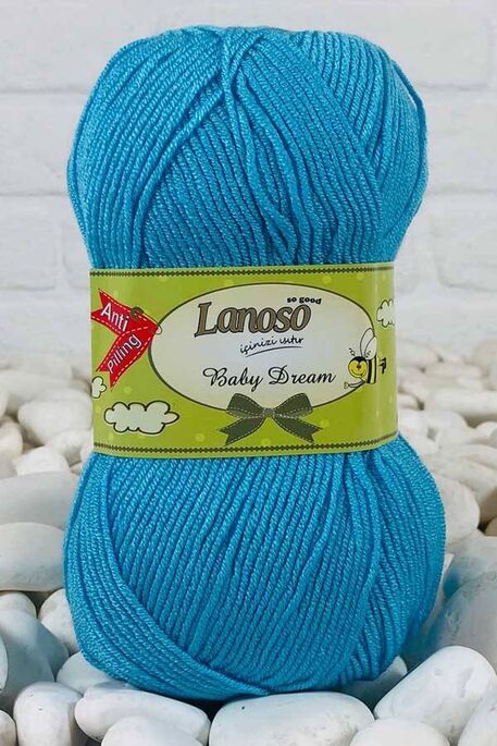 Lanoso Yarn - LANOSO BABY DREAM YARN 916 turquoise