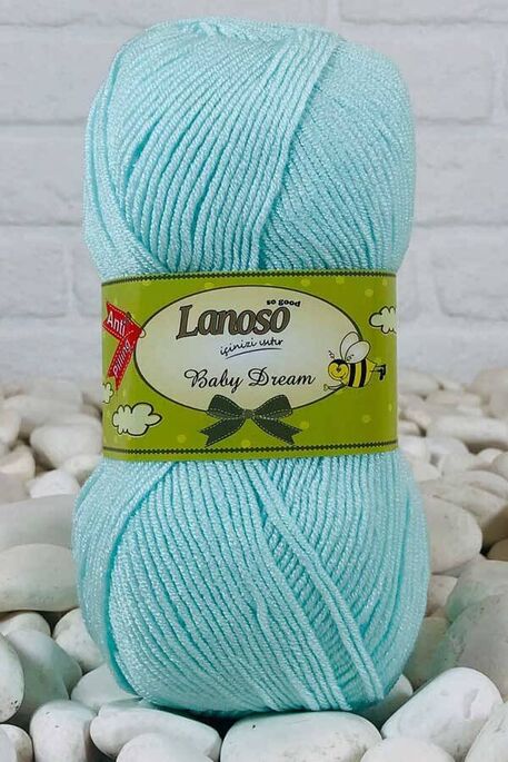 Lanoso Yarn - LANOSO BABY DREAM YARN 919 Cyan