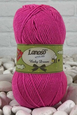 Lanoso Yarn - LANOSO BABY DREAM YARN 946 Fuchsia