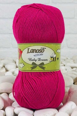 Lanoso Yarn - LANOSO BABY DREAM YARN 948 Dark Pink