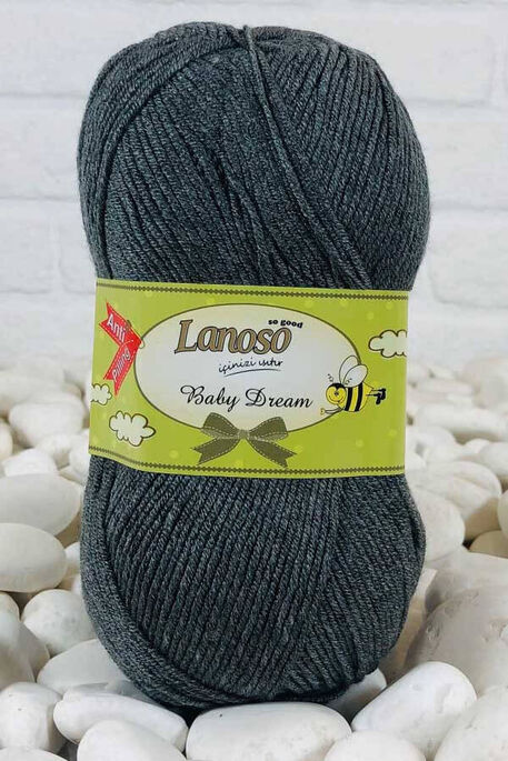 Lanoso Yarn - LANOSO BABY DREAM YARN 953 Dark grey