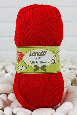 Lanoso Yarn - LANOSO BABY DREAM YARN 956 Red