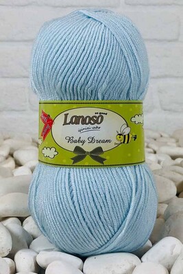 Lanoso Yarn - LANOSO BABY DREAM YARN 971 Light blue