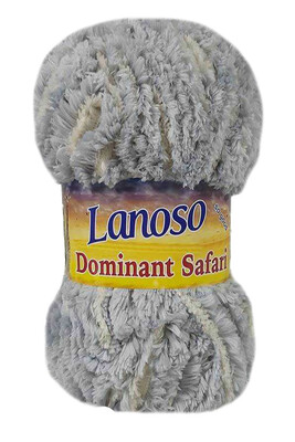 Lanoso Yarn - LANOSO DOMİNANT SAFARİ YARN 5102 GRAY CREAM