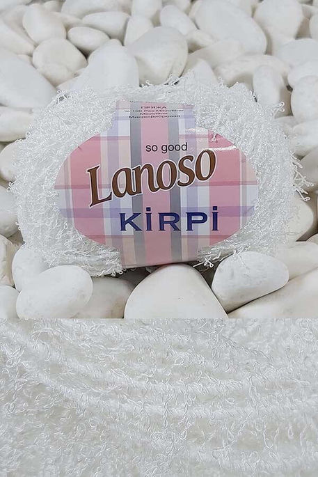 Lanoso Yarn - LANOSO KİRPİ KNİTTİNG YARN 955 White