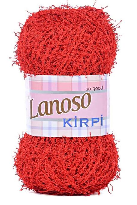 Lanoso Yarn - LANOSO KİRPİ KNİTTİNG YARN 956 RED