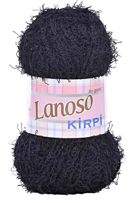 Lanoso Yarn - LANOSO KİRPİ KNİTTİNG YARN 960 BLACK