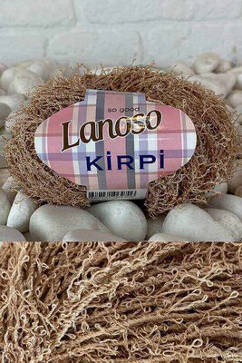 Lanoso Yarn - LANOSO KİRPİ KNİTTİNG YARN 971 MİLK BROW