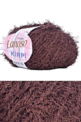 Lanoso Yarn - LANOSO KİRPİ KNİTTİNG YARN 992 DARK BROWN