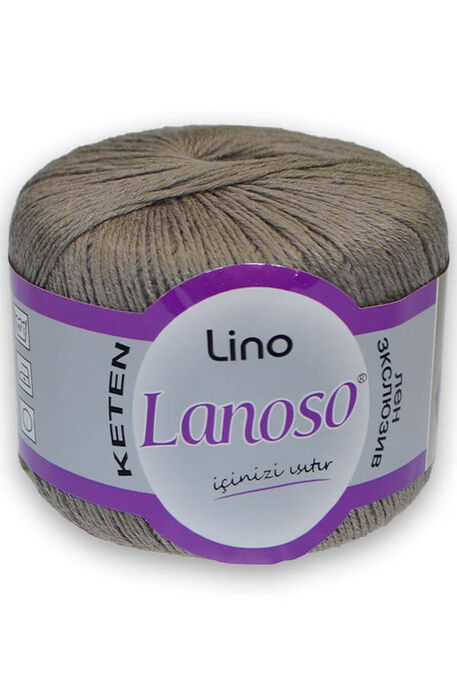 Lanoso Yarn - LANOSO LİNO KNİTTİNG YARN 909 MINK