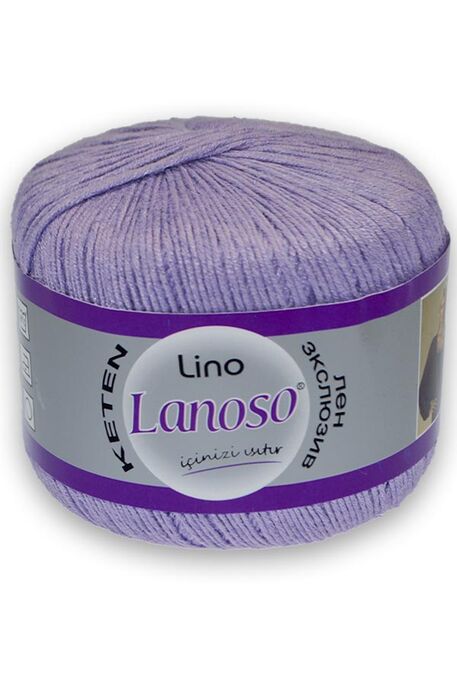 Lanoso Yarn - LANOSO LİNO KNİTTİNG YARN 942 MAGENTA