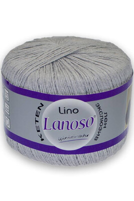 Lanoso Yarn - LANOSO LİNO KNİTTİNG YARN 952 GRAY