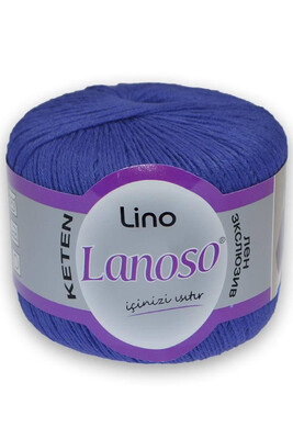 Lanoso Yarn - LANOSO LİNO KNİTTİNG YARN 954 SAX BLUE