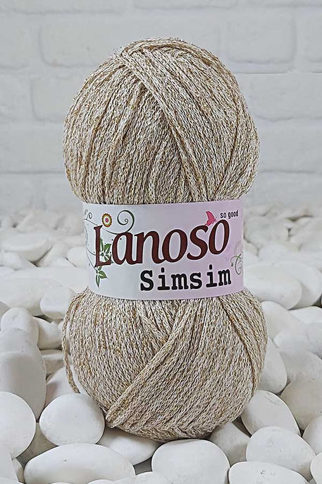 Lanoso Yarn - LANOSO SİMSİM KNİTTİNG YARN 901 LIGHT BROWN