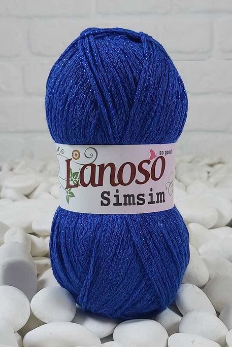 Lanoso Yarn - LANOSO SİMSİM KNİTTİNG YARN 954 SAX BLUE