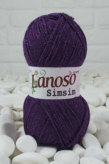 Lanoso Yarn - LANOSO SİMSİM KNİTTİNG YARN 959 Purple