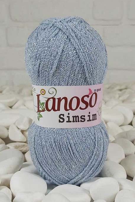 Lanoso Yarn - LANOSO SİMSİM KNİTTİNG YARN 961 LIGHT BLUE