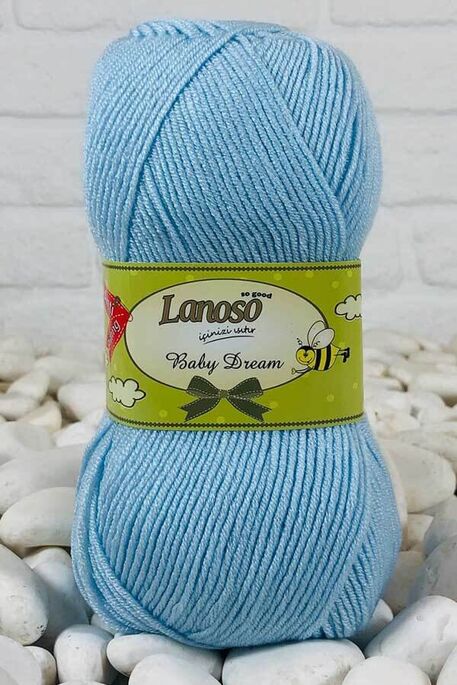 Lanoso Yarn - LANOSO BABY DREAM 981 Horizon Blue