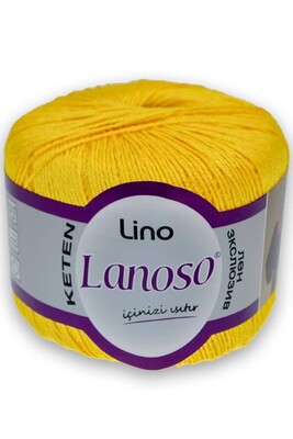 Lanoso Yarn - LANOSO LİNO 913 YELLOW