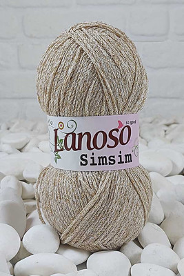 Lanoso Yarn - LANOSO SİMSİM 901 LIGHT BROWN