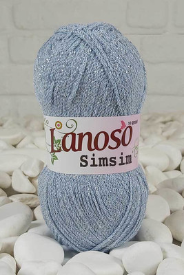 Lanoso Yarn - LANOSO SİMSİM 961 LIGHT BLUE