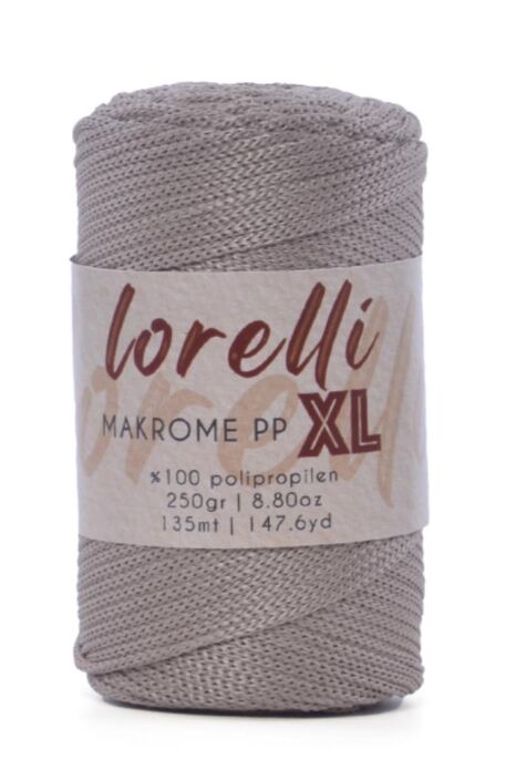 Lorelli Yarns - LORELLİ MAKROME PP XL 3MM 037 Kese Kağıdı